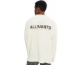 Лонгслив AllSaints Emblem с вышитым логотипом и круглым вырезом