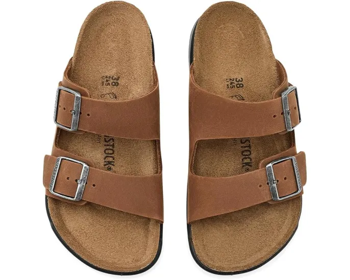 Birkenstock Arizona Rugged сандалии из премиальной кожи
