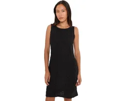 Платье Petite Bubble Jacquard Bateau Neck от Eileen Fisher черное