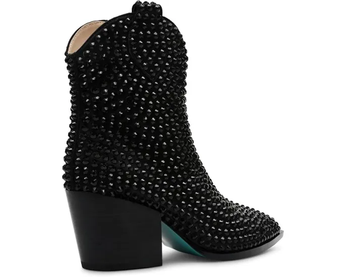 Ботильоны Neil от Blue by Betsey Johnson с кристаллами и квадратным каблуком