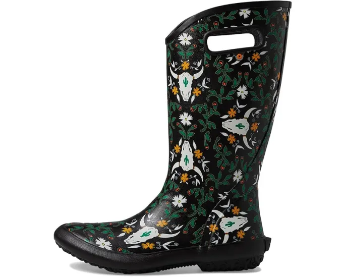 Резиновые сапоги Bogs Rain Boot Rodeo с цветочным принтом