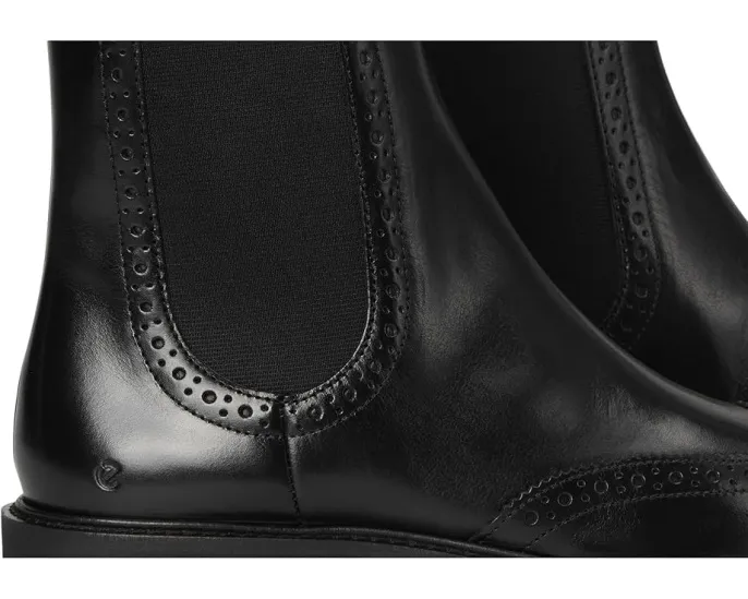 ECCO Metropole Oslo Chelsea Wingtip ботинки с декоративными перфорациями