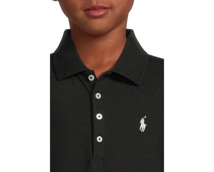 Polo Ralph Lauren Kids Поло с коротким рукавом из сетки для детей постарше