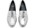 Лоферы FitFlop Delicato из жатой металлизированной кожи