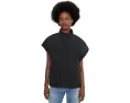 Жилет Eileen Fisher Light Cotton Nylon с высоким воротником