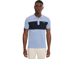 Поло Lacoste Regular Fit с цветными блоками и контрастной окантовкой