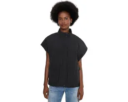 Жилет Eileen Fisher Light Cotton Nylon с высоким воротником