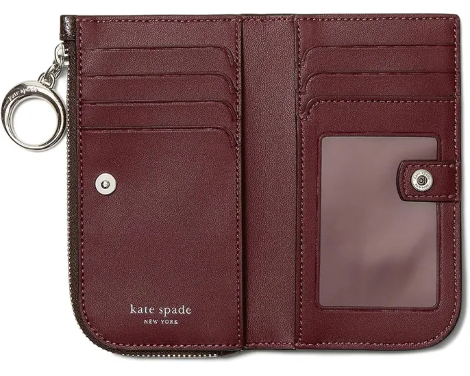 Kate Spade New York Halo Glazed Leather компактный бифолд кошелёк