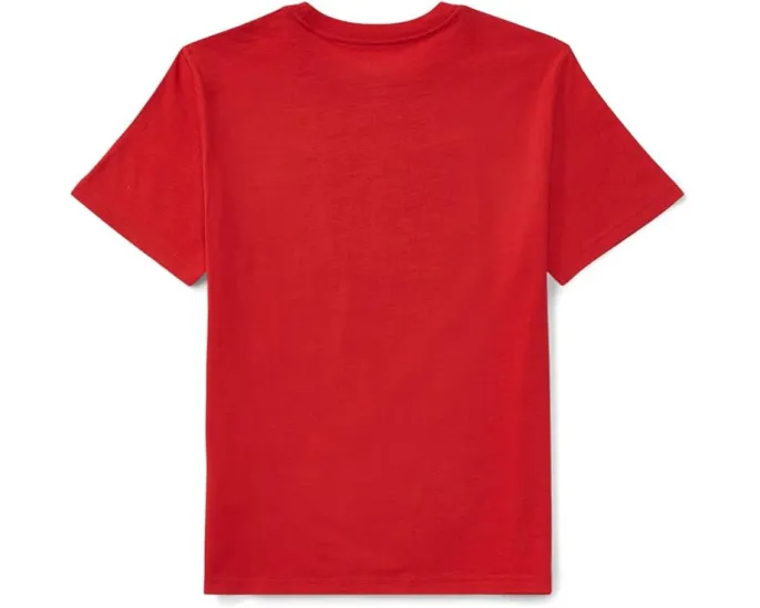 Детская футболка Polo Ralph Lauren Kids Flag Cotton с аппликацией американского флага