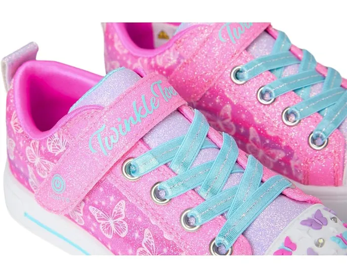 Детские кроссовки Skechers Twinkle Sparks с подсветкой и бабочками