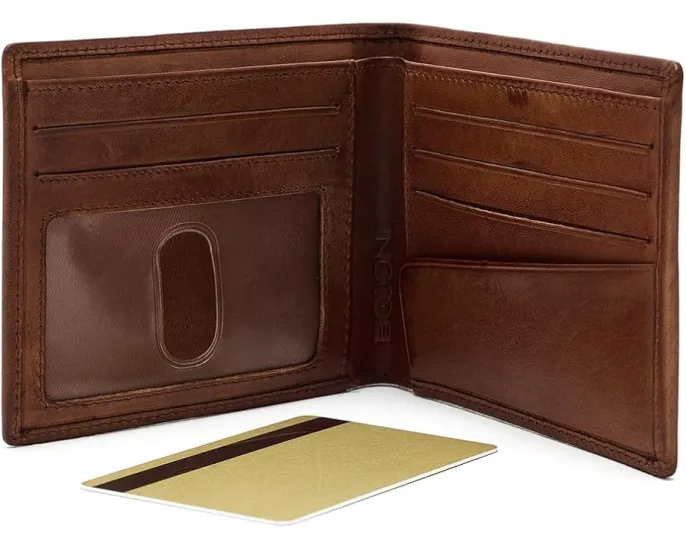 Бумажник Boconi Bifold с окошком для удостоверения