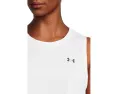 Under Armour Tech Tank Solid майка с логотипом и прямым подолом