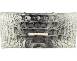 Кошелек Brahmin Cordelia из кожи с тиснением под крокодила