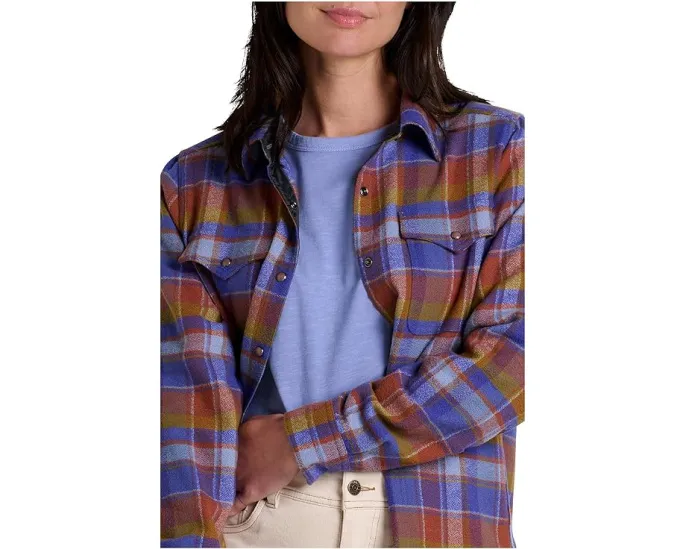 Toad&Co Куртка-рубашка Folk Yeah из переработанных материалов