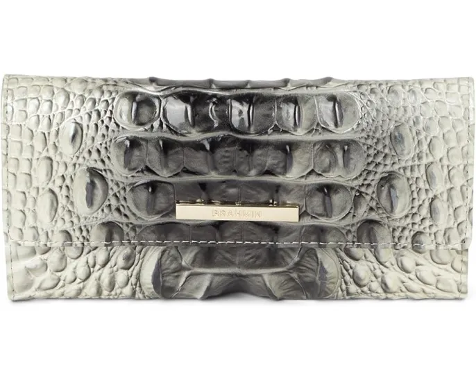 Кошелек Brahmin Cordelia из кожи с тиснением под крокодила