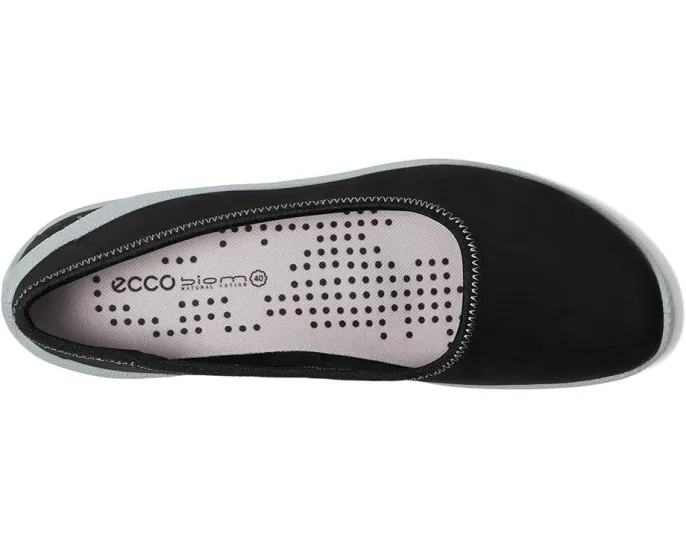 Балетки ECCO BIOM Lite Skimmer из нубука с технологией FLUIDFORM