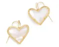 Серьги-пусеты Kendra Scott Ari Heart Statement Drop