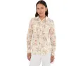 Lauren Ralph Lauren блузка Petite с цветочным принтом из хлопкового вуаля