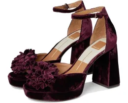 Босоножки Perel на платформе от Dolce Vita с велюровым верхом и помпоном