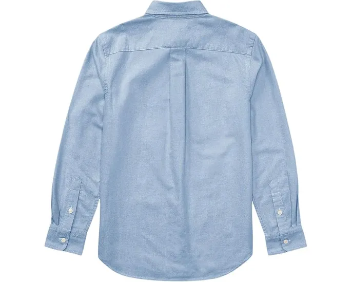 Детская рубашка Polo Ralph Lauren Kids Cotton Oxford Sport с вышитым пони