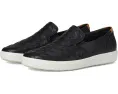 Кроссовки ECCO Soft 7 Woven Slip-On 3.0 с эластичными вставками и кожаным верхом