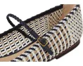Балетки Ellie Woven с плетением из кожи от Veronica Beard