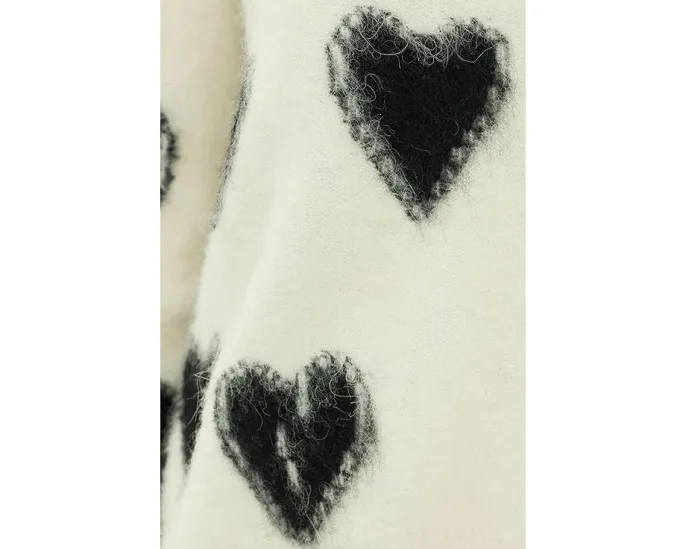 Кардиган AllSaints Scatter Heart Cardi с принтом в виде сердец