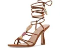 Босоножки Majorca Wrap Sandals 85 на шпильке с запахом и разноцветными камнями