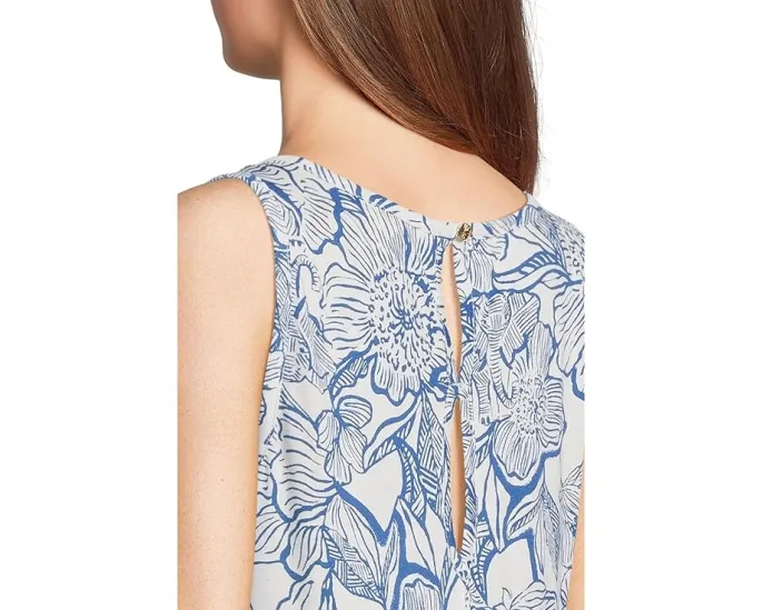 Платье-миди Hayleigh с ярусной юбкой и вырезом на спине от Lilly Pulitzer