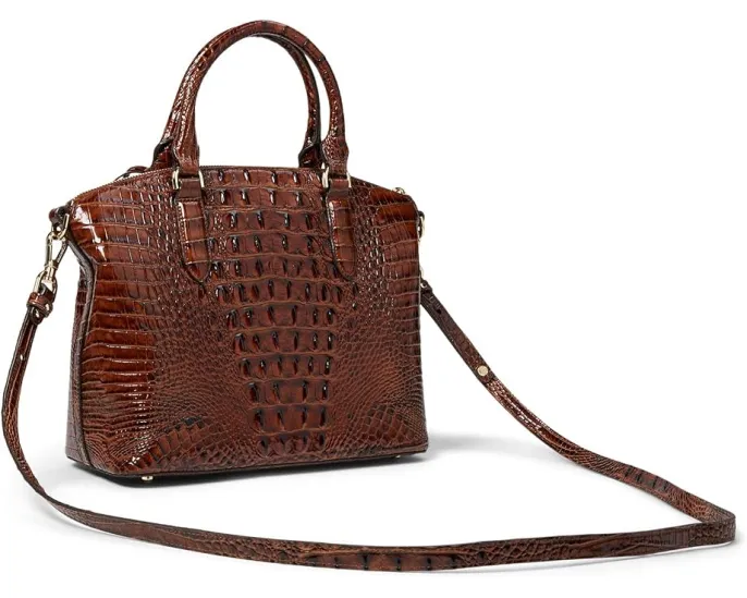 Сумка Brahmin Duxbury Satchel из текстурированной кожи с регулируемым ремнем