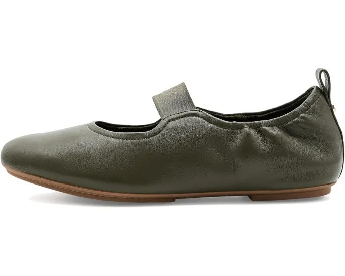 Туфли Mary Jane FitFlop Delicato Poise Leather кожаные зеленые