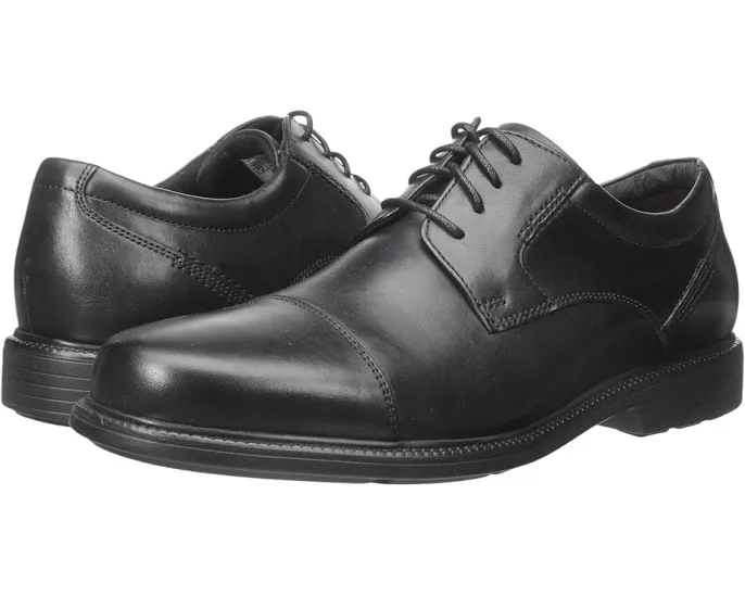 Оксфорды Rockport Charles Road Cap Toe из гладкой кожи с амортизирующей стелькой