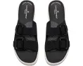 Сандалии Clarks Drift Faye на танкетке с текстильным верхом и двойной пряжкой