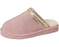 Домашние тапочки Bearpaw Tanya из замши с шерстяной подкладкой и защитой Bear Coat