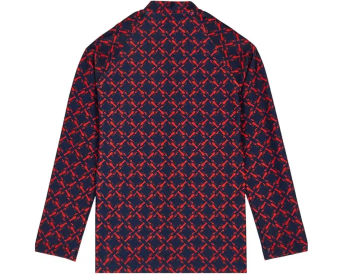 Детская футболка для плавания Vilebrequin Homard Pixel с воротником стойкой