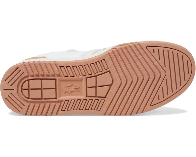 Кроссовки Lacoste L001 из кожи с замшевым мыском и спортивной эстетикой