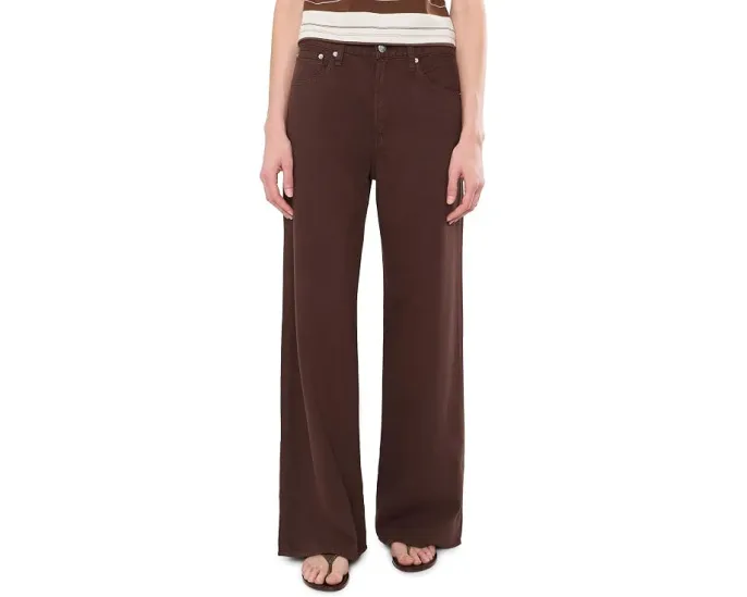 Широкие брюки Ultimate Wide от Madewell в цвете какао