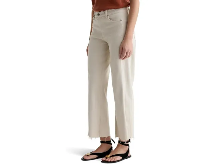 Джинсы AG Jeans Saige Wide Leg с завышенной талией из Opal Stone