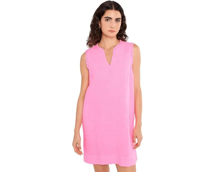 Платье льняное Kavalla от Lilly Pulitzer с рюшами