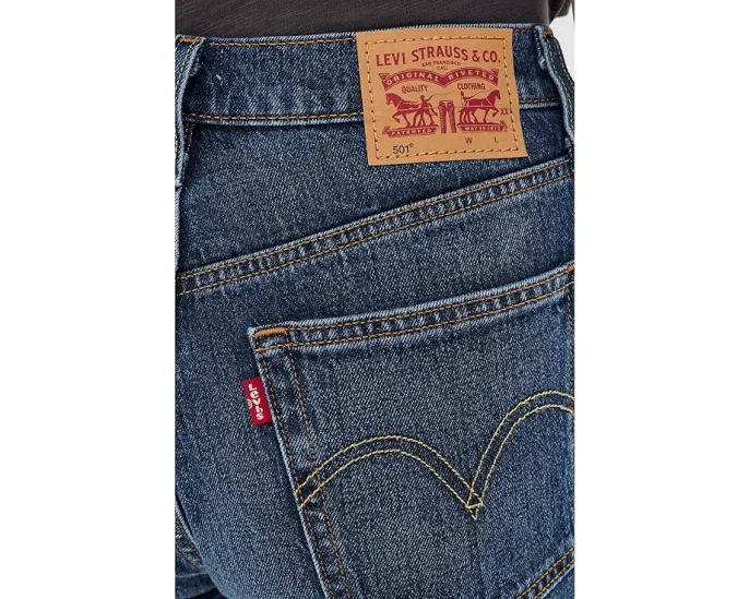 Классические шорты Levi's 501 Original с пятью карманами и прямым кроем