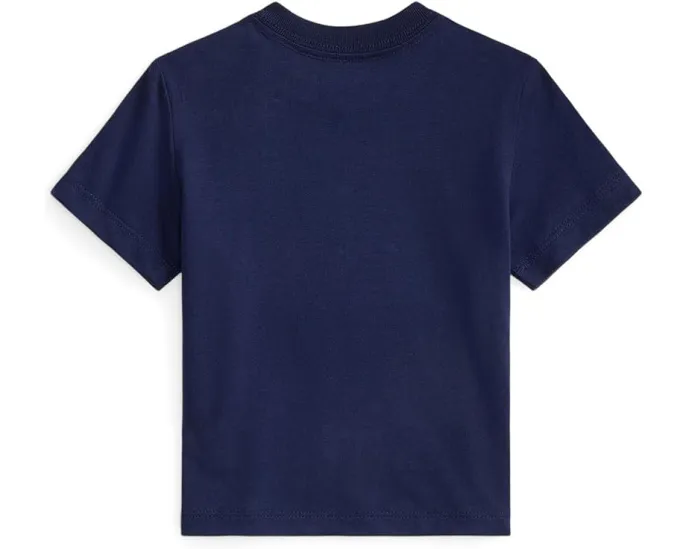 Детская футболка Polo Ralph Lauren Kids с логотипом из хлопкового джерси