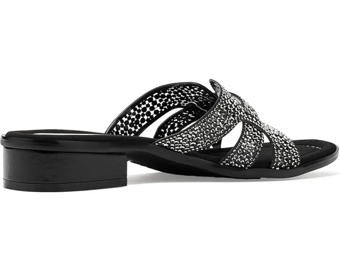 Сандалии David Tate Cristal с кристаллами и каблуком