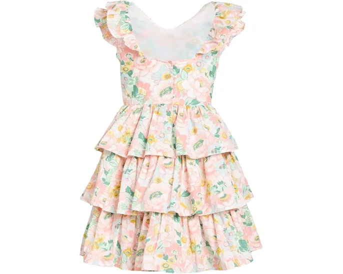 Ярусное платье с цветочным принтом для девочек от Janie and Jack