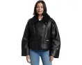 Косуха UGG Finnian Luxefluff Moto из искусственной кожи и овчины