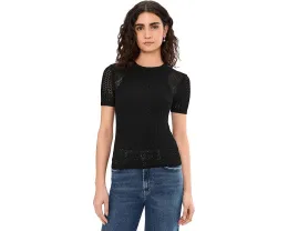 Футболка Joe's Jeans Crochet Baby с кружевной вязкой