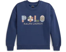 Толстовка для малышей из французского трикотажа с пэчворк-логотипом Polo Ralph Lauren