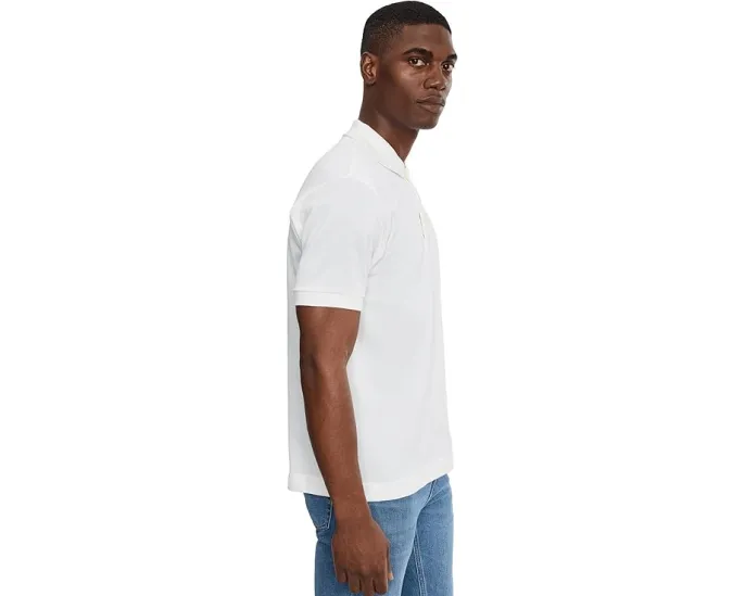 Поло Lacoste Classic Fit с тисненым логотипом из хлопка petit pique