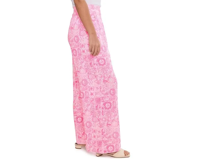 Легкие брюки-комбинезон Lilly Pulitzer Enzo Pant Coverup на резинке
