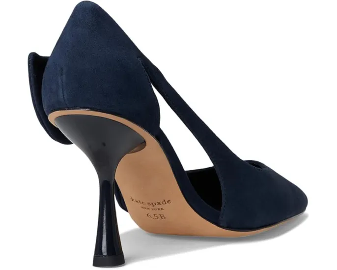 Туфли-лодочки Kate Spade New York Bunnie из замши с острым носом и бантом