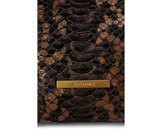 Кроссбоди Brahmin Lorelei из кожи с крокодиловым тиснением